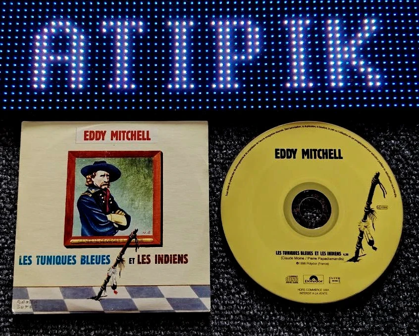 🎟 Rarity: Eddy Mitchell 'Les Tuniques Bleues' 28 years! Out of Commerce Promo CD! – photo 3